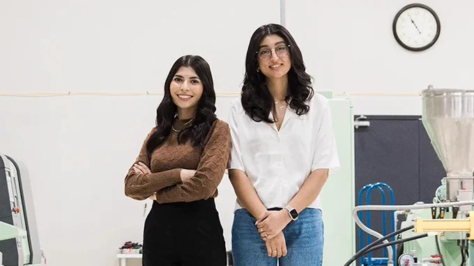 Nuha Siddiqui (L) and Kritika Tyagi 
