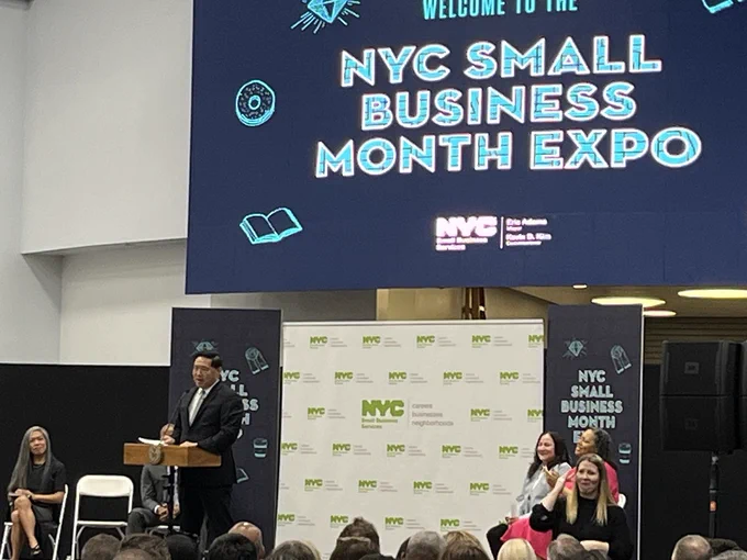 commissioner kim at the small business month expo