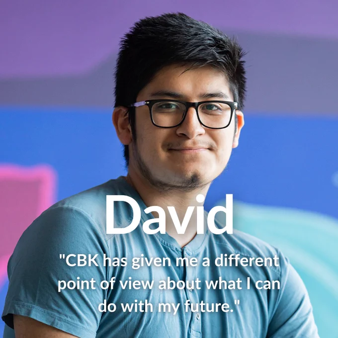 “Coded by Kids has given me a different point of view about what I can do with my future.” - David