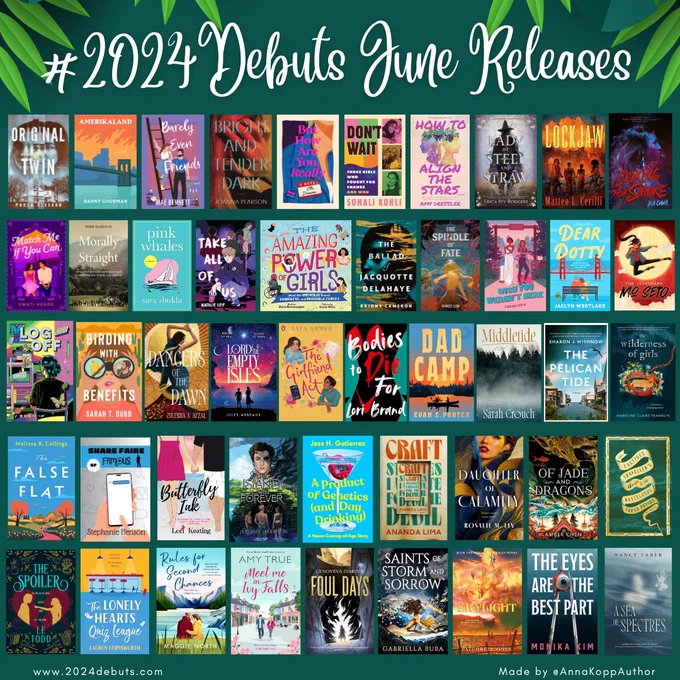 #2024Debuts June Releases