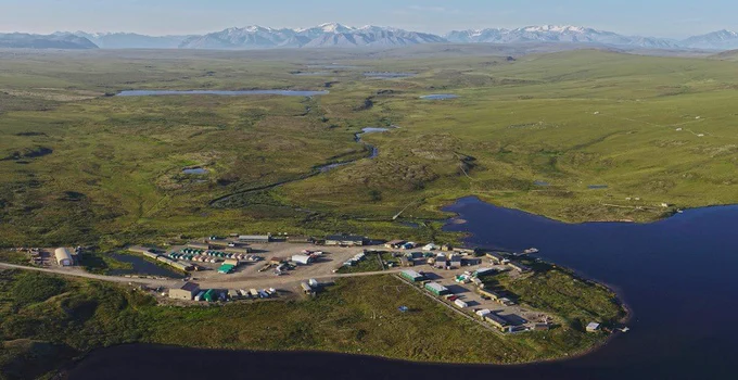 Aerial view of Toolik Field Station. Photo credit: Jason Stuckey/Toolik Field Station