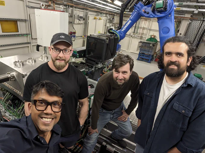 Sharif Ahmed, Tristan Manchester, Alberto Leonardi and Liam Perera