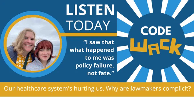 Why do lawmakers ignore our healthcare struggles? Join us this week on @CodeWack! as we chat with Rebecca Wood (@woodra), a single-payer advocate, about her journey and what we can do to make a difference. Don't miss out! https://tinyurl.com/f43pvjjy