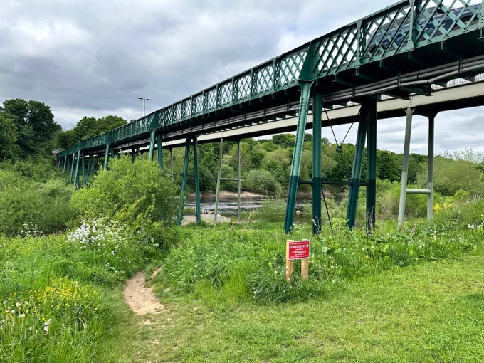 Ovingham Bridge over the River Tyne