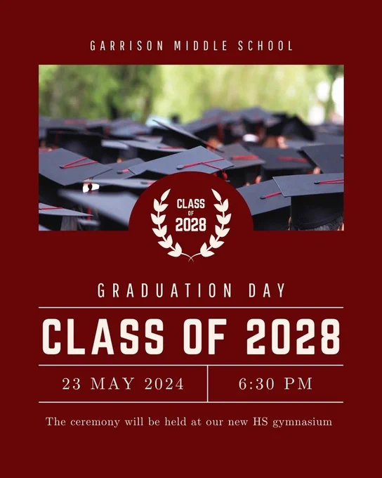 Garrison Middle School Announcement