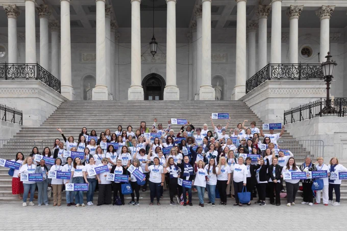 The women who advocated at GO2's 2024 Lung Cancer Voices Summit.