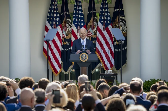 President Biden delivers remarks at a celebration for Jewish American Heritage Month at the White House.