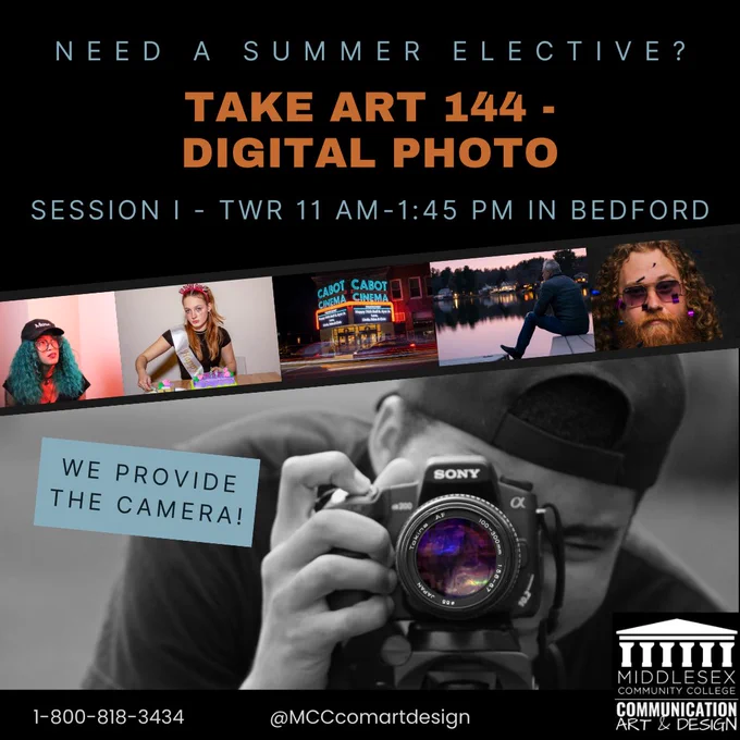 Course advertisement for Digital Photo I