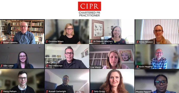 Image of 12 PR Practitioners that recently got Chartered.