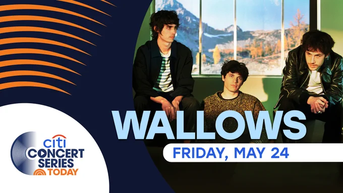Citi Concert Series TODAYshow logo. TEXT: Wallows. Friday, May 24.