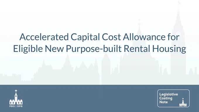 Decorative image for the note “Accelerated Capital Cost Allowance for Eligible New Purpose-built Rental Housing”