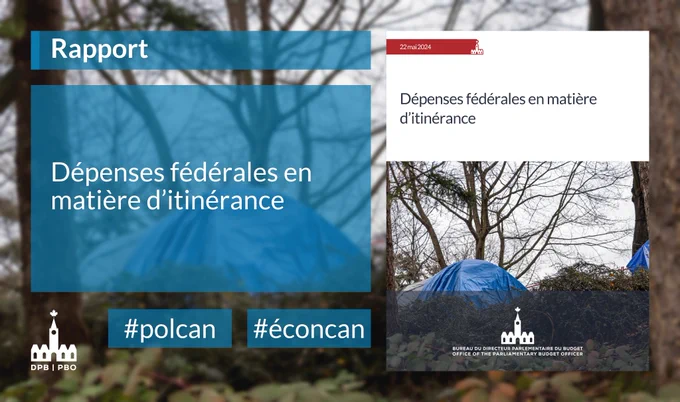 Image décorative pour le rapport « Dépenses fédérales en matière d’itinérance »