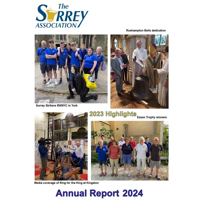 Front cover of the Surrey Association annual report.