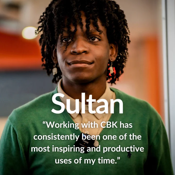 “Working with CBK has consistently been one of the most inspiring and productive uses of my time and I appreciate everything they do for the Philadelphia community.” - Sultan