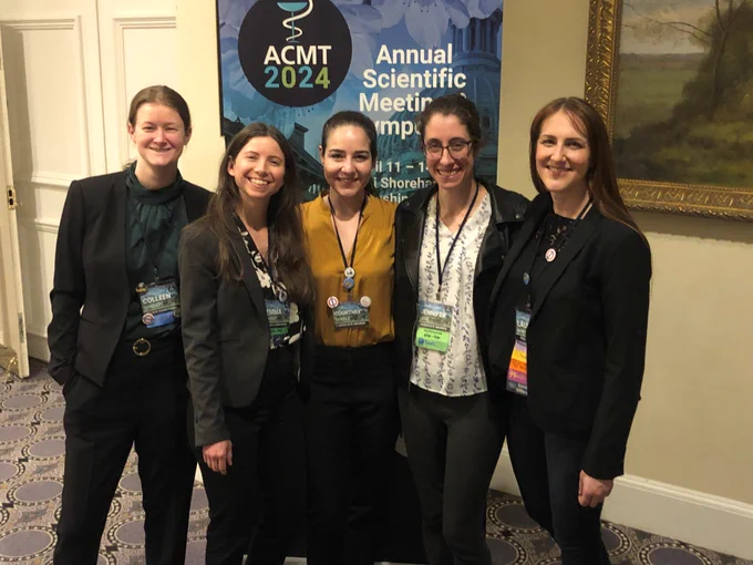 Medical Toxicologists Colleen Cowdery, Emma Cassidy Courtney Temple, Jennifer Love and Lauren Murphy gathered at the 2024 ACMT Annual Scientific Meeting & Symposia in Washington DC.