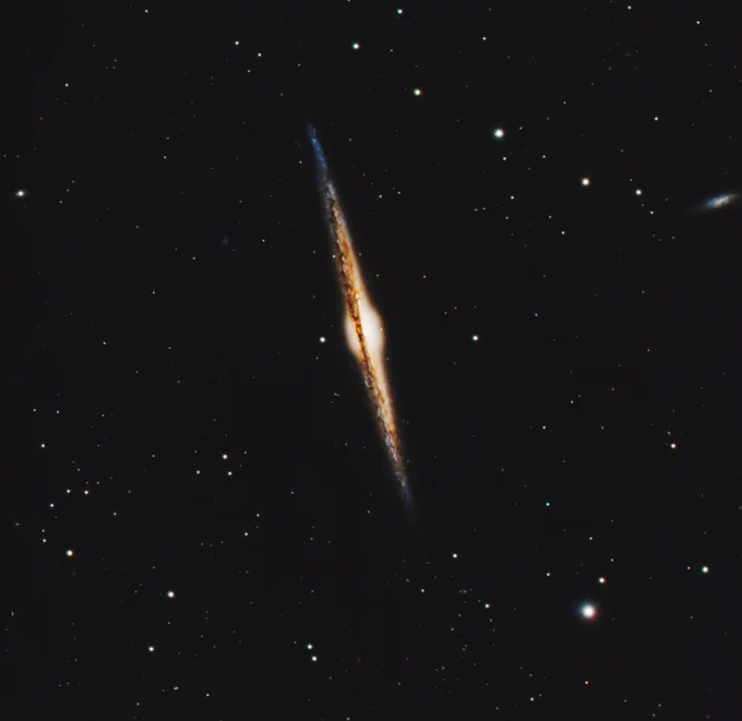 Taken with EdgeHD8 telescope, ZWO533MM camera, LRGB filters, approx 12hrs integration time
