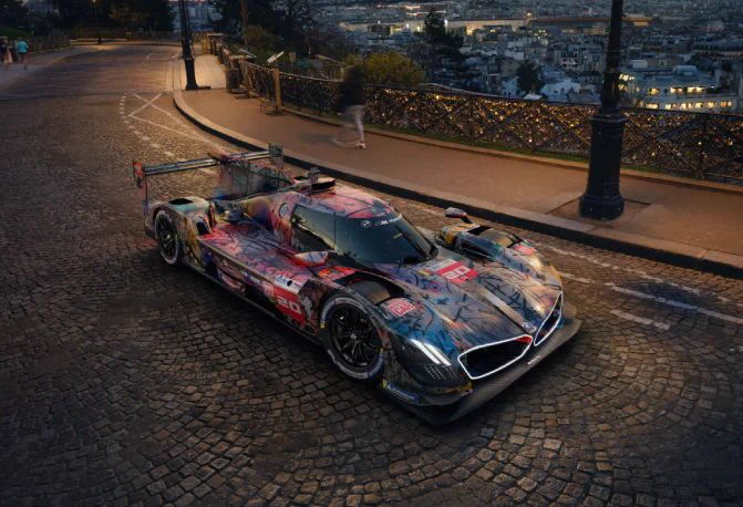 julie mehretu’s BMW art car premieres at the centre pompidou in paris for the first time