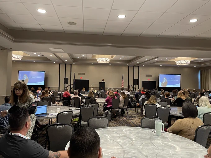 Katya Stepanov speaking at 2024 National SEL Conference