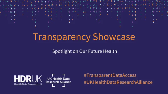 Spotlight on Our Future Health ahead of the Transparency Showcase.