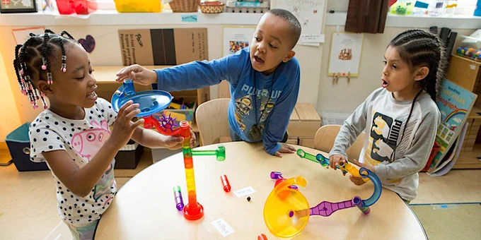 Children playing. 