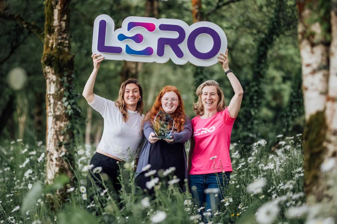 Pictured are Lucy Hayes, Secretary General, Irish Computer Society, Holly Wright, National Scratch Winner 2024, and Clare McInerney, Education and Public Engagement Manager, Lero.