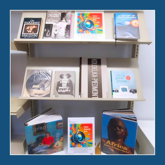  A picture of 10 photography books 
