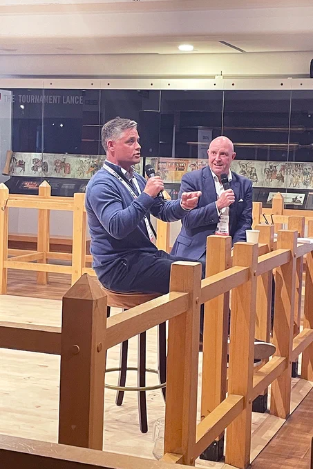 Yardi's Justin Harley and Michael Howard from urbanbubble at UKREiiF