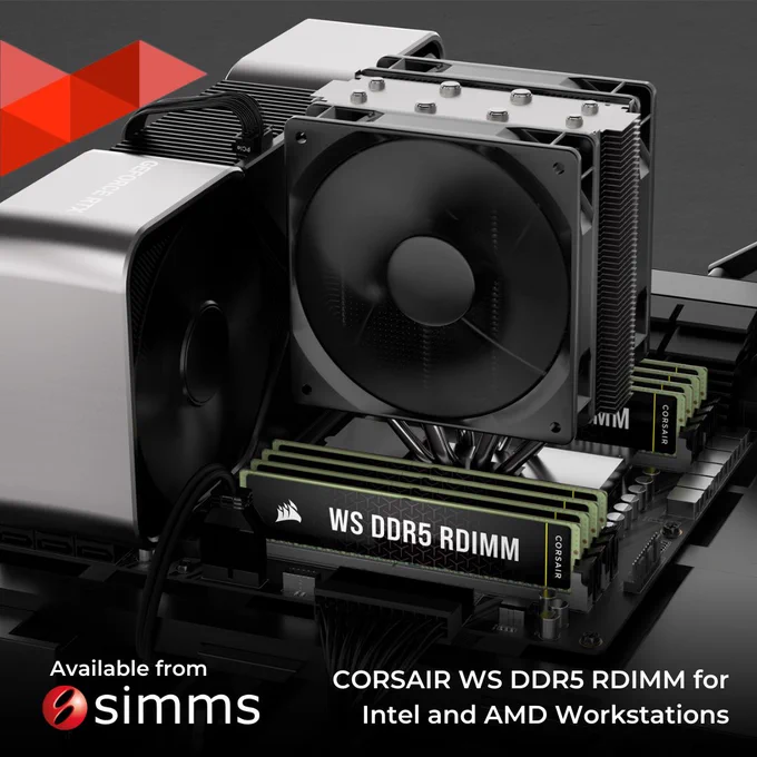 CORSAIR WS DDR5 RDIMM Memory for Workstations