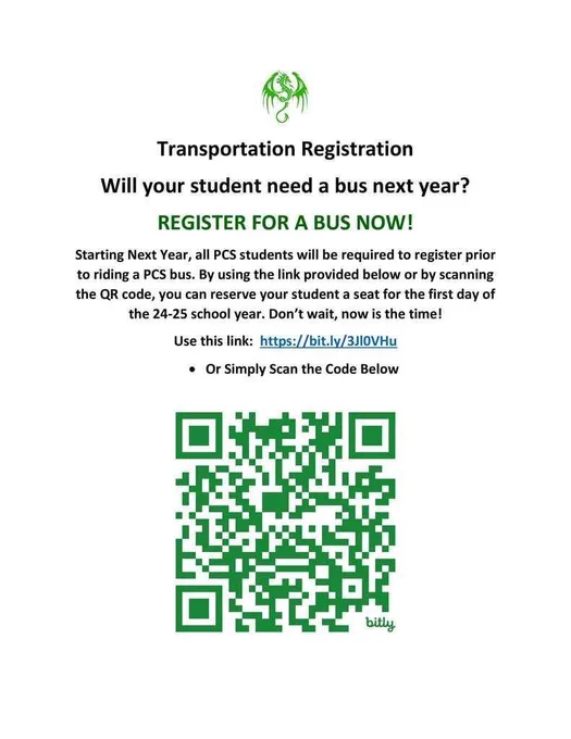 Bus registration