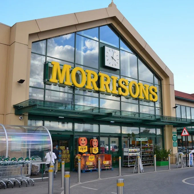 A shop front to a Morrisons store