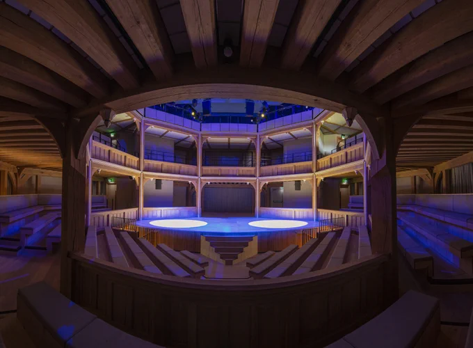 The cockpit theatre at Shakespeare North Playhouse 