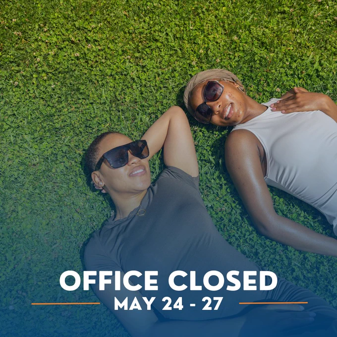 two students wearing sunglasses enjoying the summer sun