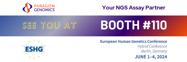 Paragon Genomics attending ESHG 2024