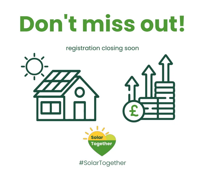 Don't miss out!
Registration closing soon
#SolarTogether
