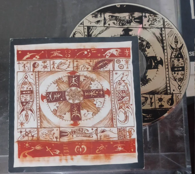 Front cover of CD with a Pacifica drawing 