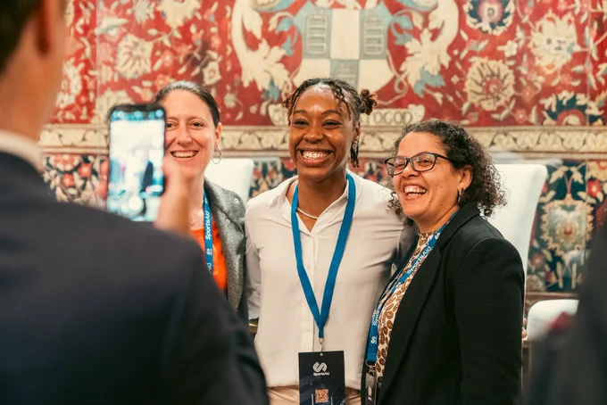 SportsAid welcomed the charity’s partners and guests to Girdlers’ Hall in London last week for a discussion about the evolving definition of success within high-performance sport!
 
Beyond The Podium, supported by the Girdlers' Company, explored the importance of self-fulfilment for athletes, understanding their identity beyond the quest for medals, caring for their mental health and how they develop the resilience to overcome setbacks. There was also an emphasis on crossover learnings from sport to business with an insight into the wellbeing support in place for athletes ahead of the highly-anticipated Paris 2024 Olympic and Paralympic Games.