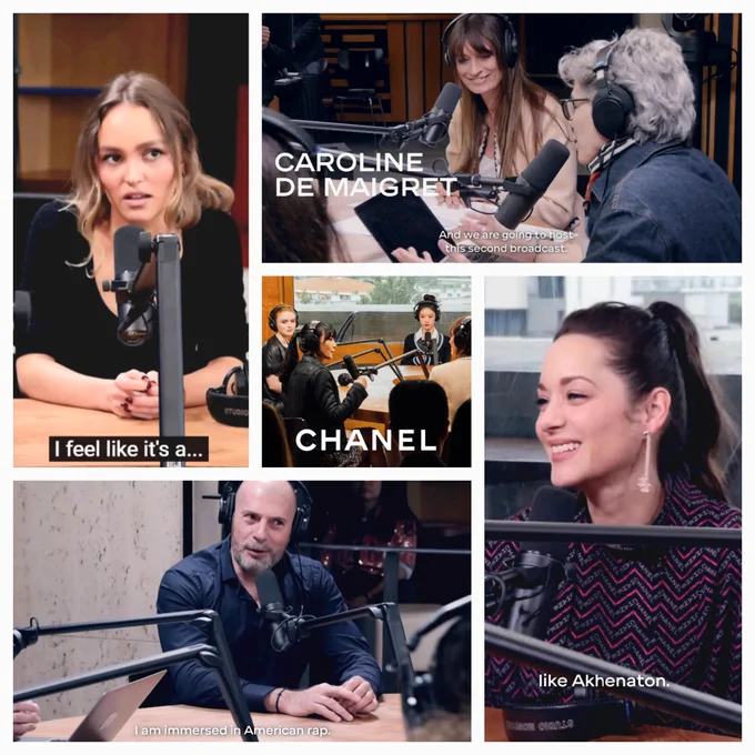 Radio Chanel, avec Caroline de Maigret, reçoit Lily-Rose Depp, Marion Cotillard et Akhenaton.