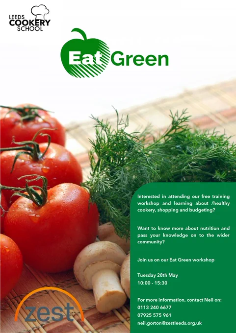 Eat Green image of veg on a table
