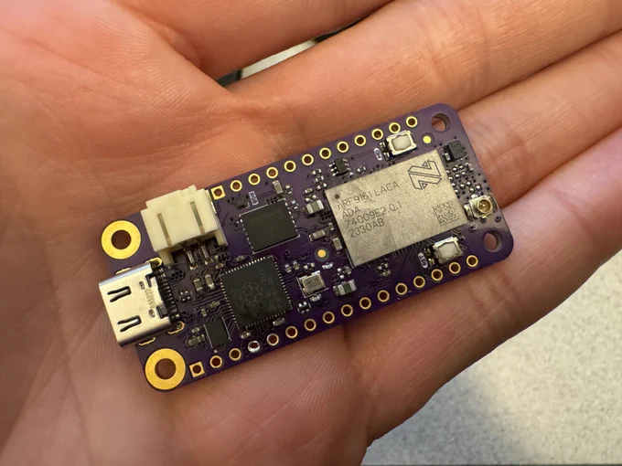 First prototype board for testing base functionality and to prove to myself that the design, in general, works as expected.