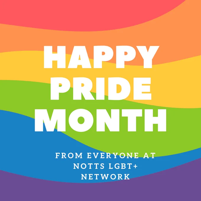 Happy Pride Month from everyone at Notts LGBT  Network