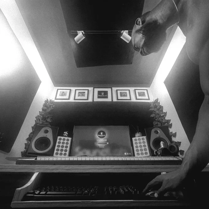 A home recording studio of @macwest___ who's a producer, artist and mix engineer.
In here a lot of music has been professionally created to industry standard.
And he's releasing a body of work on the 1st of July 2024 titled ALTERNATIVE which happens to be his debut EP project.