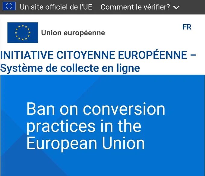 Ban on conversion pratices in the EU