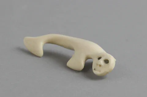 Josiah Nuilaalik, Spirit, Antler, Image and Information sourced from Inuit Gallery of Vancouver webpage, https://inuit.com/collections/josiah-nuilaalik-mmxxiv/products/gp221108