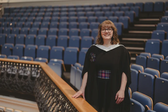 Chloe Jackson at RGU Winter Graduation 2024