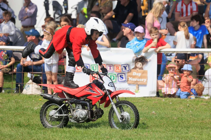 The Imps Motorcycle Display team at the Notts County Show