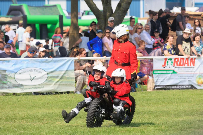 The Imps Motorcycle Display team at the Notts County Show