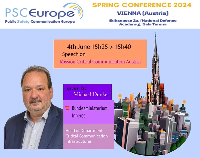 
Michael Dunkel is the head of the 🤩 #Critical #Infrastructure Department at the #Austrian Ministry of #InternalAffairs since November #2022. He started his career in the #security sector as a #policeofficer in Vienna in #1985. Then, in 1994, he moved to the #technical department of the #FederalMinistry of Internal Affairs 😎 