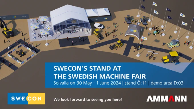 SWECON's stand at the swedish machine fair