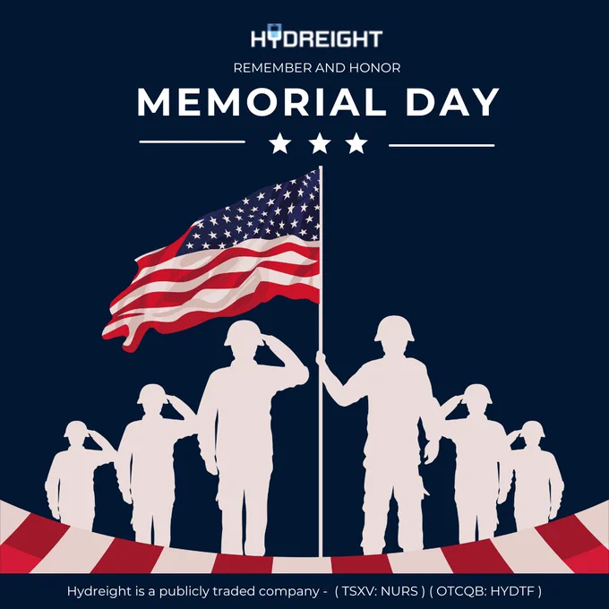 Memorial Day stands to honor the courage and sacrifice of those who served and gave everything for our nation. Their legacy is engraved in the chronicles of history, as a testament to the enduring strength of the American spirit.

This Memorial Day, Hydreight pays tribute to those brave souls who made the ultimate sacrifice for our freedom. Gather with your friends and family, pause to remember their bravery and sacrifice.

Let’s express our deepest gratitude and stand united in remembrance of our fallen heroes.
