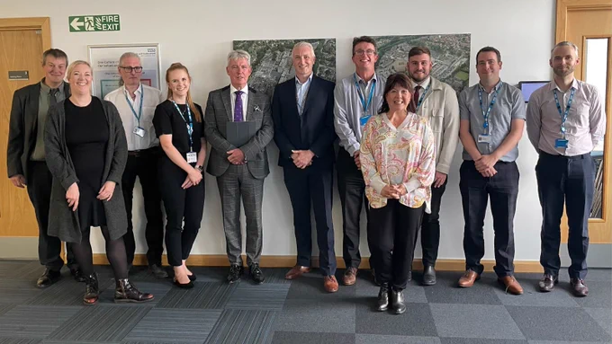 Colleagues from our Health Informatics Service with some of the Validation Team from HIMSS